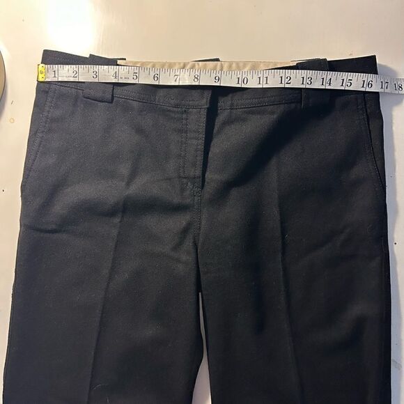 Proenza Schouler Black Wool Cashmere Blend Straight Leg Pants Size 8 luxury - Picture 6 of 12